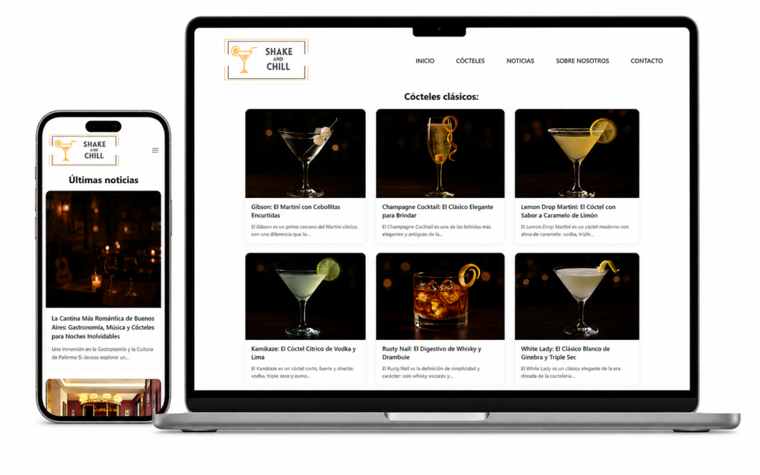 Shake & Chill: SEO real para una web de recetas de cócteles