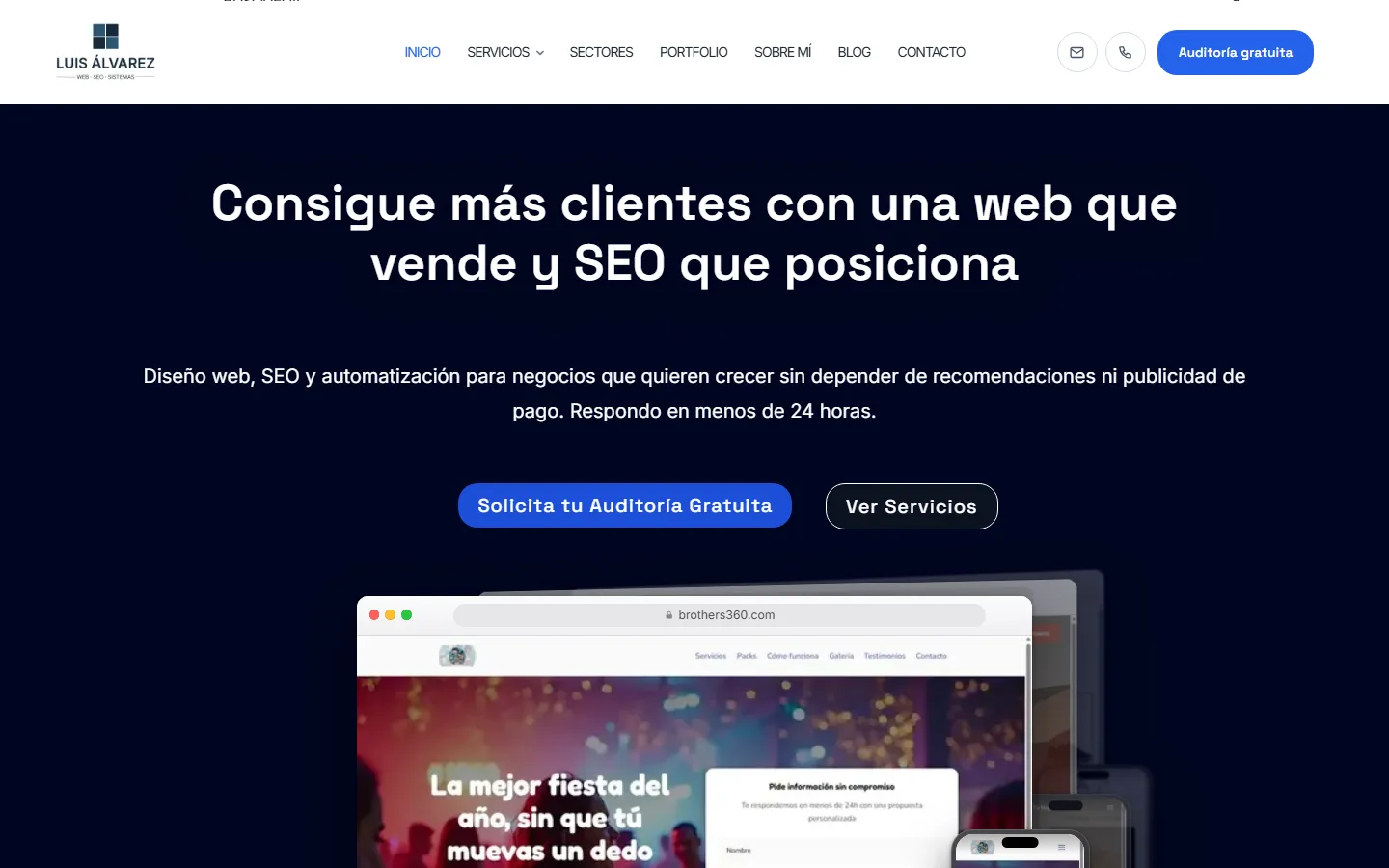 Antes: la portada