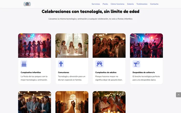 Para cada celebración: Cumpleaños, comuniones y celebraciones de adultos.