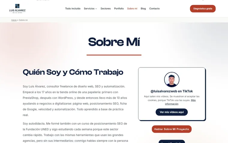 Sobre mí: Quién hay detrás y cómo trabajo.